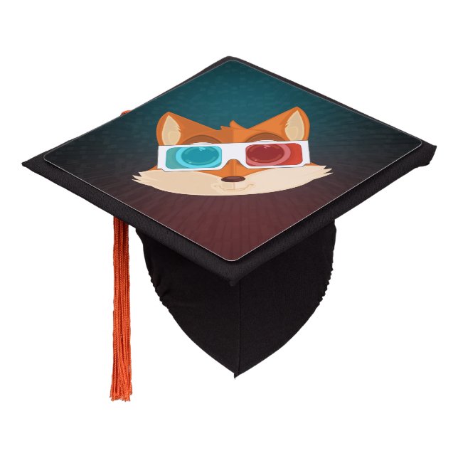 Toque De Diplômé Fox - 3D (Incliné)