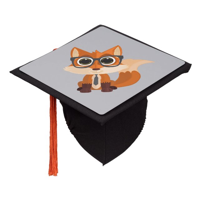 Toque De Diplômé Fox Nerd (Incliné)