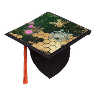 Toque De Diplômé française chic, victorienne, abeille, florale, fe