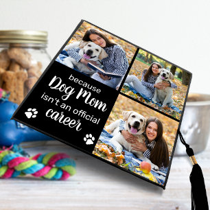 Toque De Diplômé Funny Chien Maman Photo personnalisée Collage