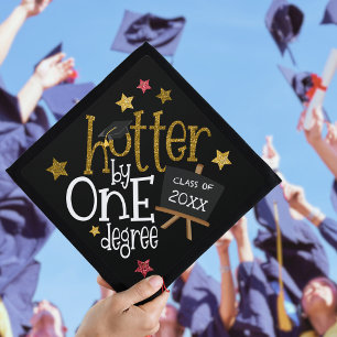 Toque De Diplômé Funny Grad Hotter par une Parties scintillant d'or