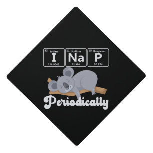 Toque De Diplômé Funny Science koala ours I Nap Périodiquement Koal
