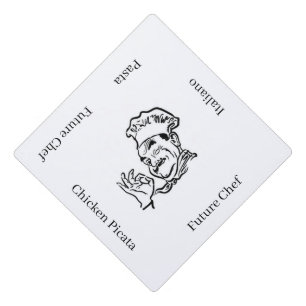 Toque De Diplômé Futur cuisinier casquette surmonte