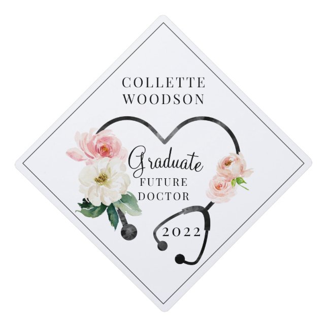 Toque De Diplômé Futur Docteur Classe De 2022 Diplôme (Devant)
