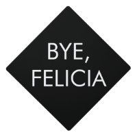 Gland drôle Topper d'obtention du diplôme - "bye,