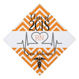 Toque De Diplômé Gland soignant personnalisé Topper de Graduatuion