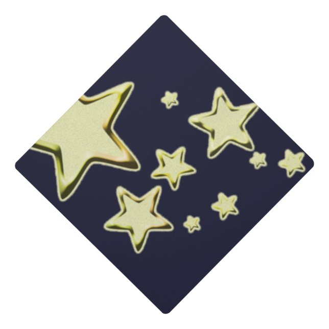 Toque De Diplômé Golden Starburst (Devant)