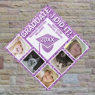 Toque De Diplômé Grad Glam Purple Celebry Trendy 5 Photo