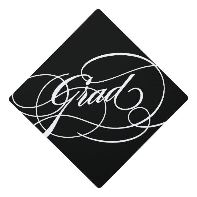 Toque De Diplômé Grad par script (Devant)