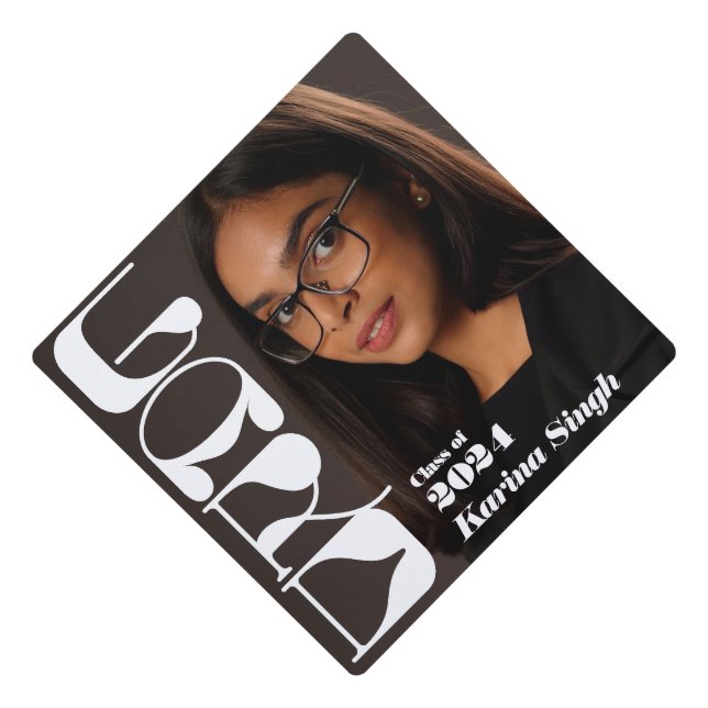 Toque De Diplômé GRAD ! Script tendance (Devant)