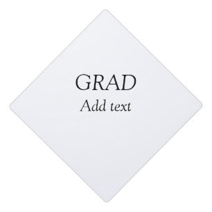 Toque De Diplômé Grad simple graduation minimale élégante typo mode