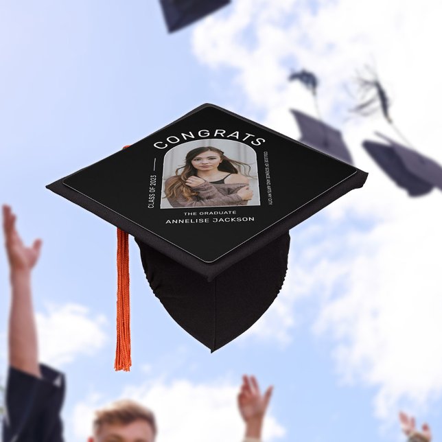 Toque De Diplômé Graduate photo élégant simple moderne (Créateur téléchargé)