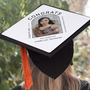 Toque De Diplômé Graduate photo élégant simple moderne