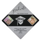 Graduation Chic Argent Script Année 2 Photo