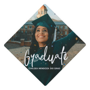 Toque De Diplômé graduation de script photo moderne Tassel Topper