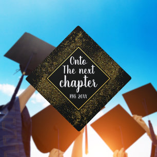 Toque De Diplômé Graduation florale sur la conception du chapitre s