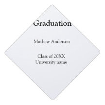 Graduation name class of 20XX university name simp