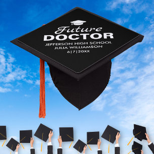 Toque De Diplômé Graduation personnalisée Futur Docteur Nom Classe