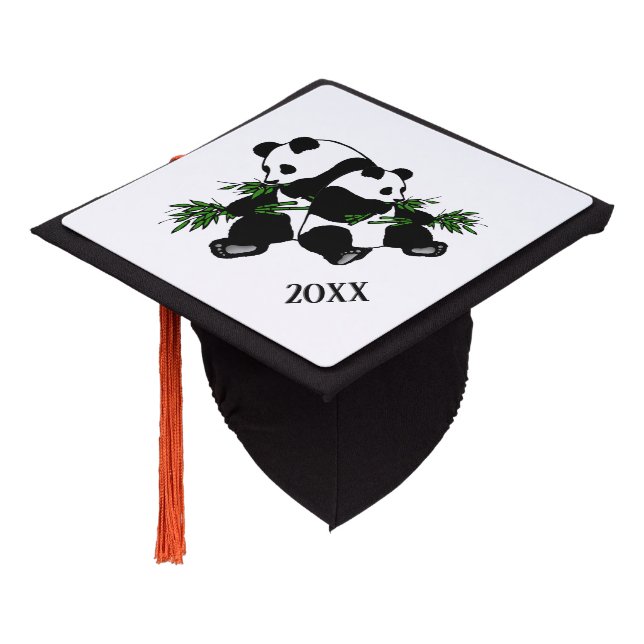 Toque De Diplômé Grandir en Panda (Incliné)