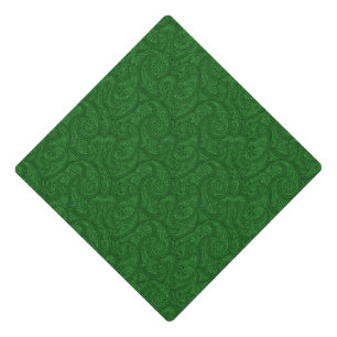 Toque De Diplômé Green Paisley