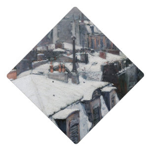 Toque De Diplômé Gustave Caillebotte - Toits sous la neige