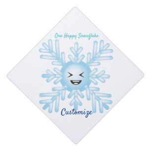 Toque De Diplômé Happy Snowflake Emoticon Thunder_Cove 