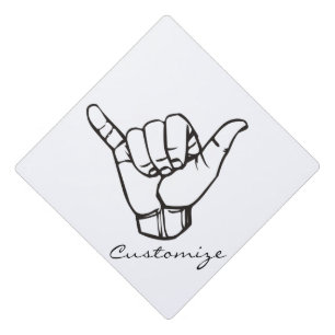 Toque De Diplômé Hawaii Shaka Brah Wave Thunder_Cove