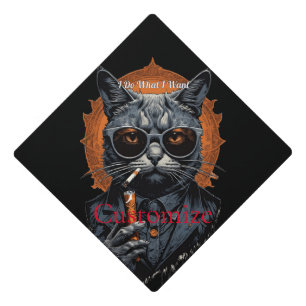 Toque De Diplômé Hip Cat cool Thunder_Cove