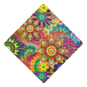 Toque De Diplômé Hippie Super Techno Psychedelic Thunder_Cove