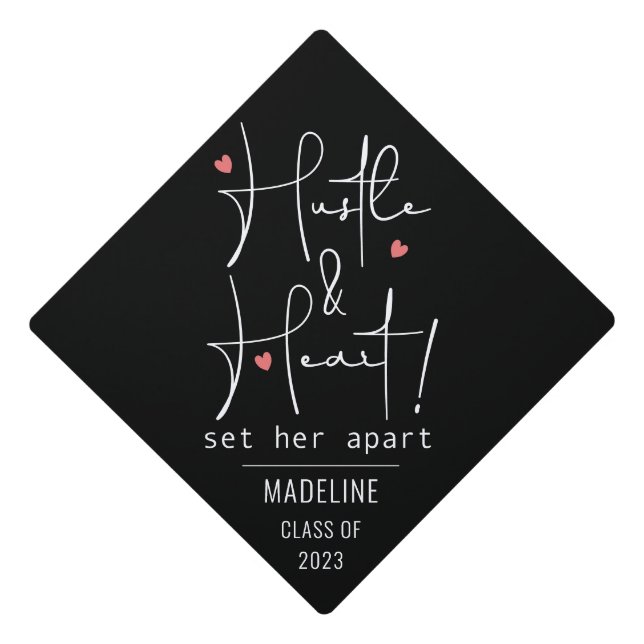 Toque De Diplômé Hustle and Heart l'a mise à part (Devant)