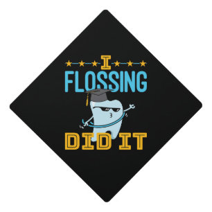 Toque De Diplômé I Flossing L'A Fait Diplôme Dentaire Dentiste RDH