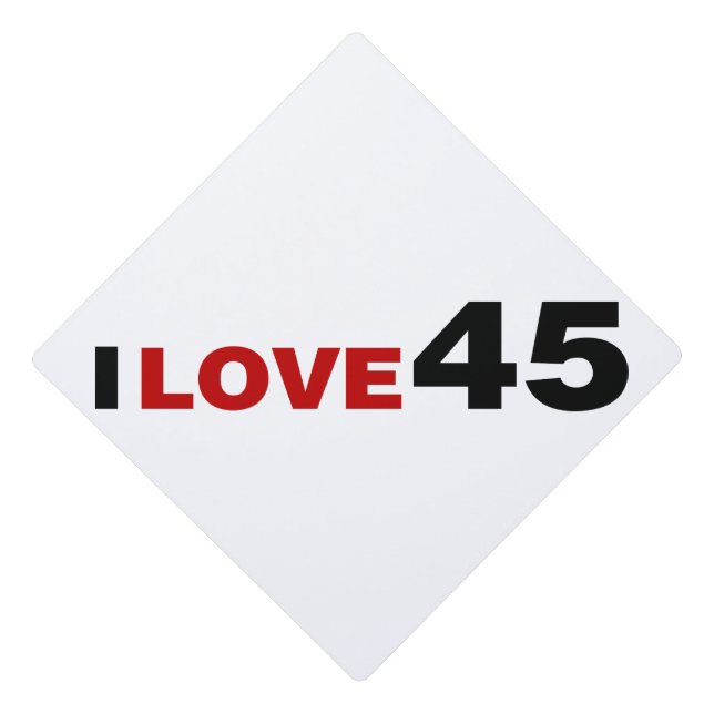 Toque De Diplômé I Love 45 (Devant)