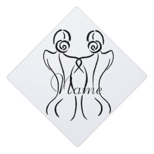 Toque De Diplômé Illustration d'art féminin Thunder_Cove