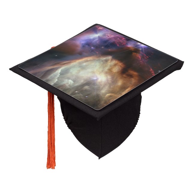 Toque De Diplômé Image JWST des étoiles de Rho Ophiuchi (Incliné)