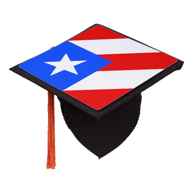 Toque De Diplômé Indicateur Porto Rico (Incliné)