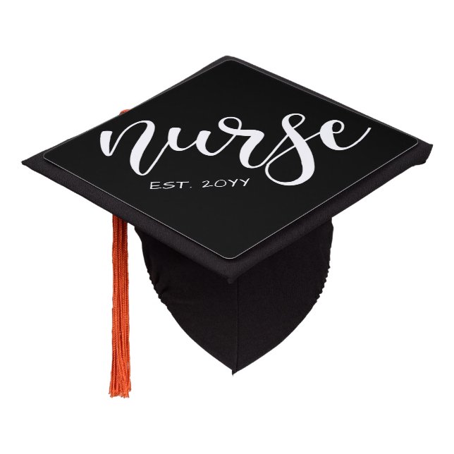 Toque De Diplômé Infirmière Est Année personnalisée Infirmière RN (Incliné)