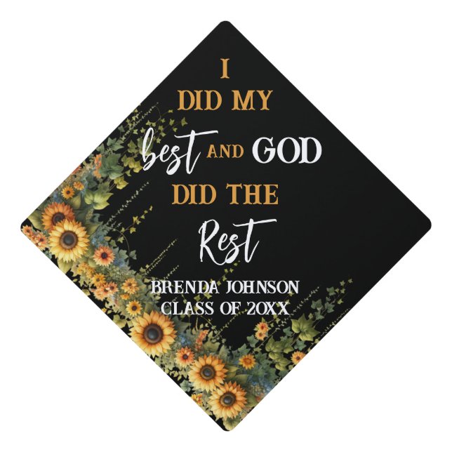Toque De Diplômé J'ai fait de mon mieux (Devant)