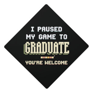 Toque De Diplômé J'ai mis mon jeu en pause pour obtenir mon diplôme