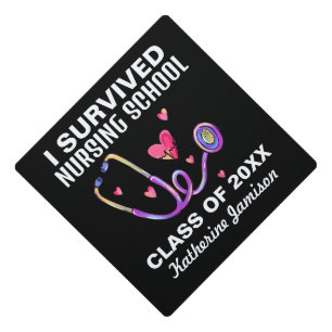 Toque De Diplômé J'ai survécu à l'école de soins infirmiers
