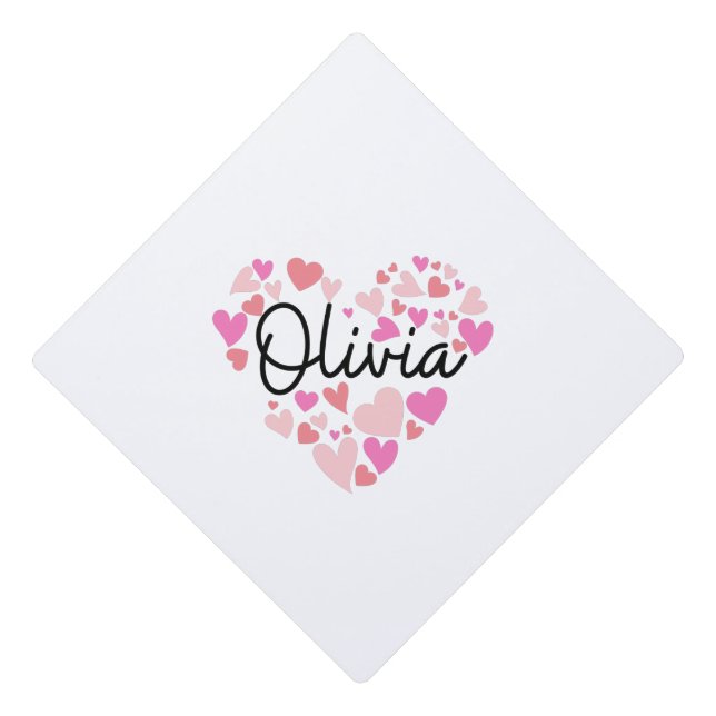 Toque De Diplômé J'aime Olivia (Devant)