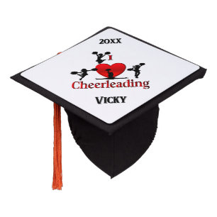 Toque De Diplômé Je Coeur Cheerleader