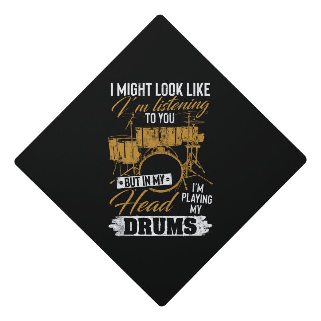 Toque De Diplômé Je joue mes tambours (Devant)