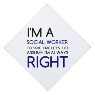 TOQUE DE DIPLÔMÉ JE SUIS UN TRAVAILLEUR SOCIAL