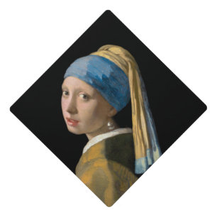 Toque De Diplômé Johannes Vermeer - Fille avec une oreille perle