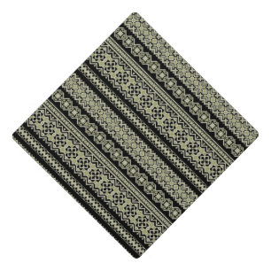 Toque De Diplômé Joli noir olive ukraine ornement arrière - plan pa