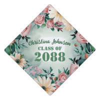 Jolies Fleurs Pastel Floral Wreath Roses Daisées