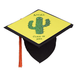 Toque De Diplômé Jour des morts Happy Cactus Personnalisé