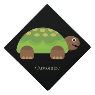 Toque De Diplômé Joyeuse tortue souriante Thunder_Cove