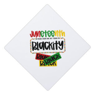 Toque De Diplômé JunetDix Blackity Noir Noir Funny