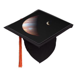 Toque De Diplômé Jupiter Géant Gaz Planète & Io Galilée Lune